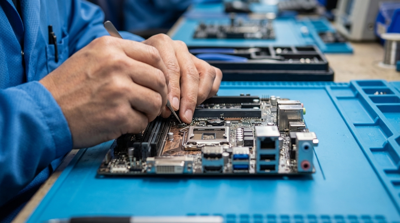 Enterprise Electronics Repair With Warranty Coverage
